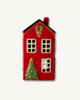 House  with Christmas tree in front of house