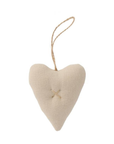 Fabric hearts red