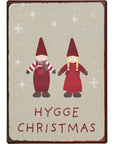 Metal sign Hygge Christmas