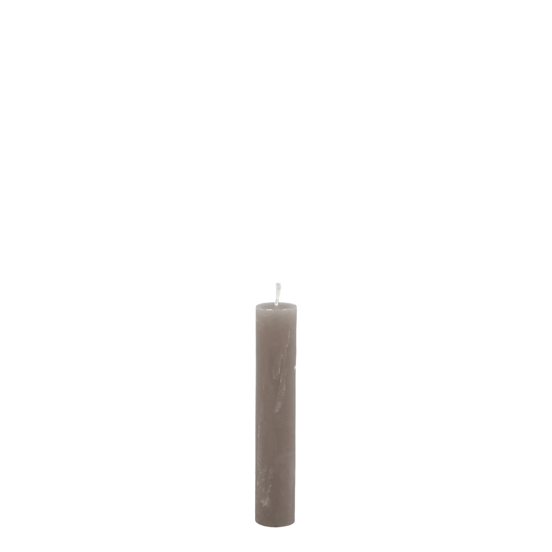 Short Dinner Candle rustic