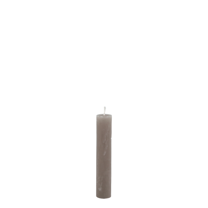 Short Dinner Candle rustic