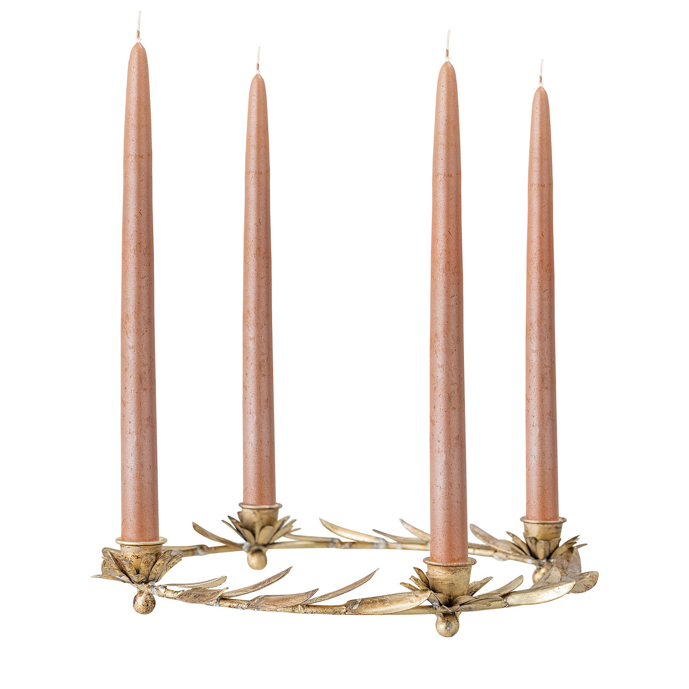 Leonetta Advent Candle Holder, Brass, Metal