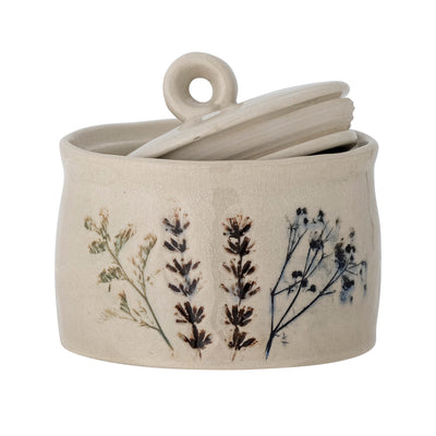 Bea Jar, Nature, Stoneware