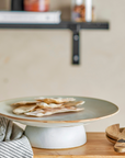 Nature Cake Tray, Stoneware
