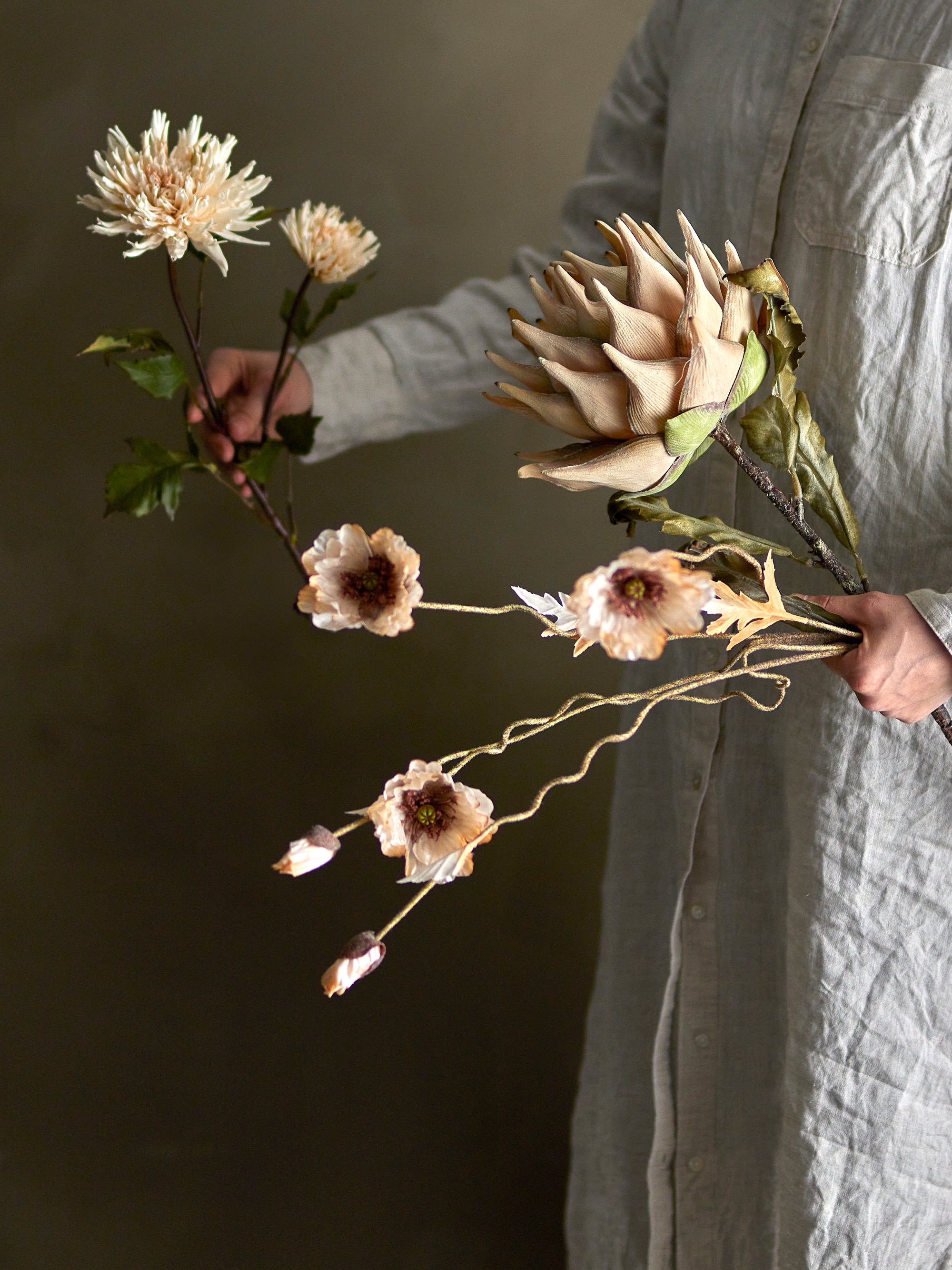 Protea Stem, Nature, Artificial Flower