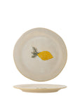 Lemon Plate, Yellow, Stoneware