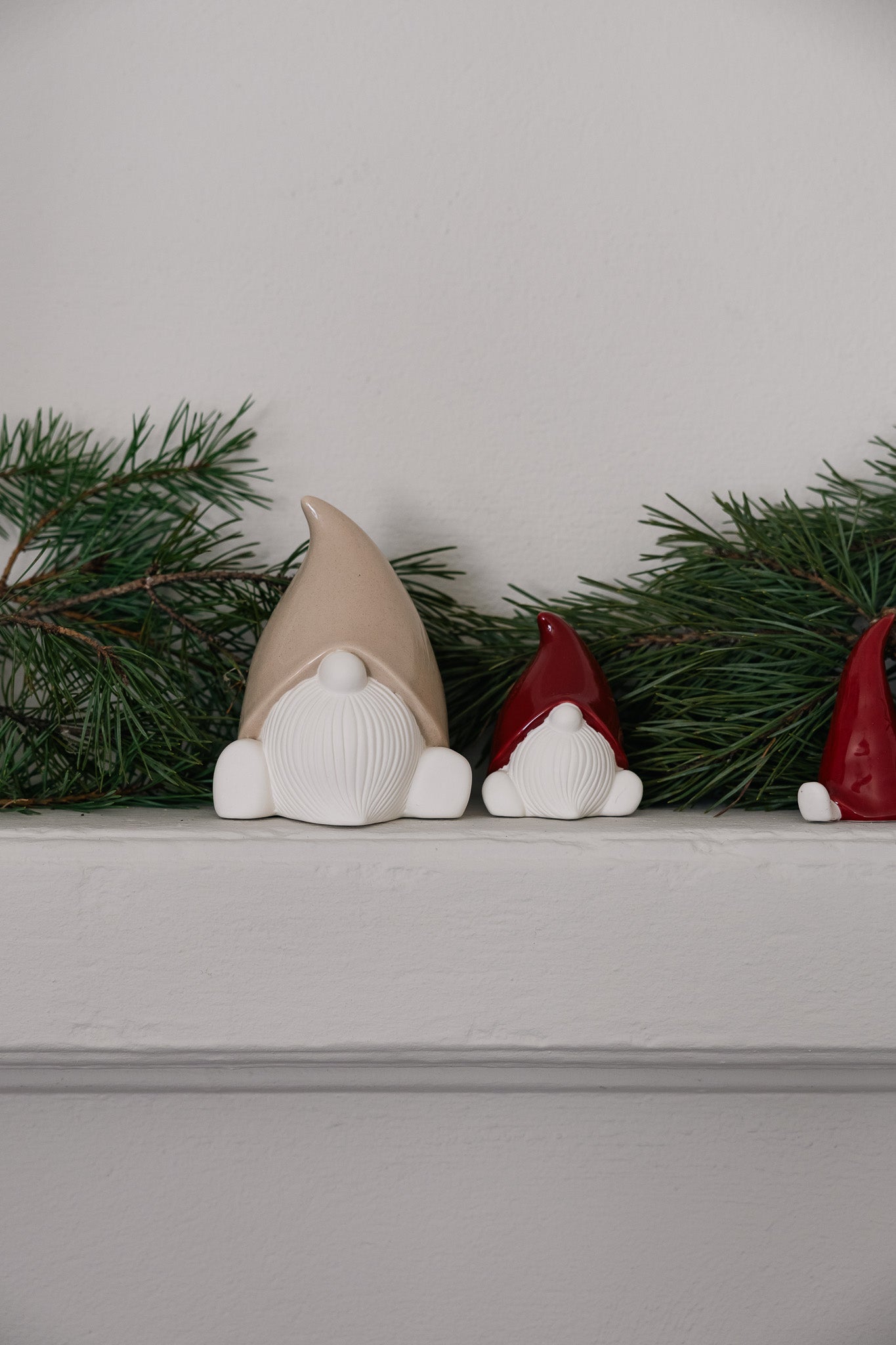 Ceramic Gnome with red hat