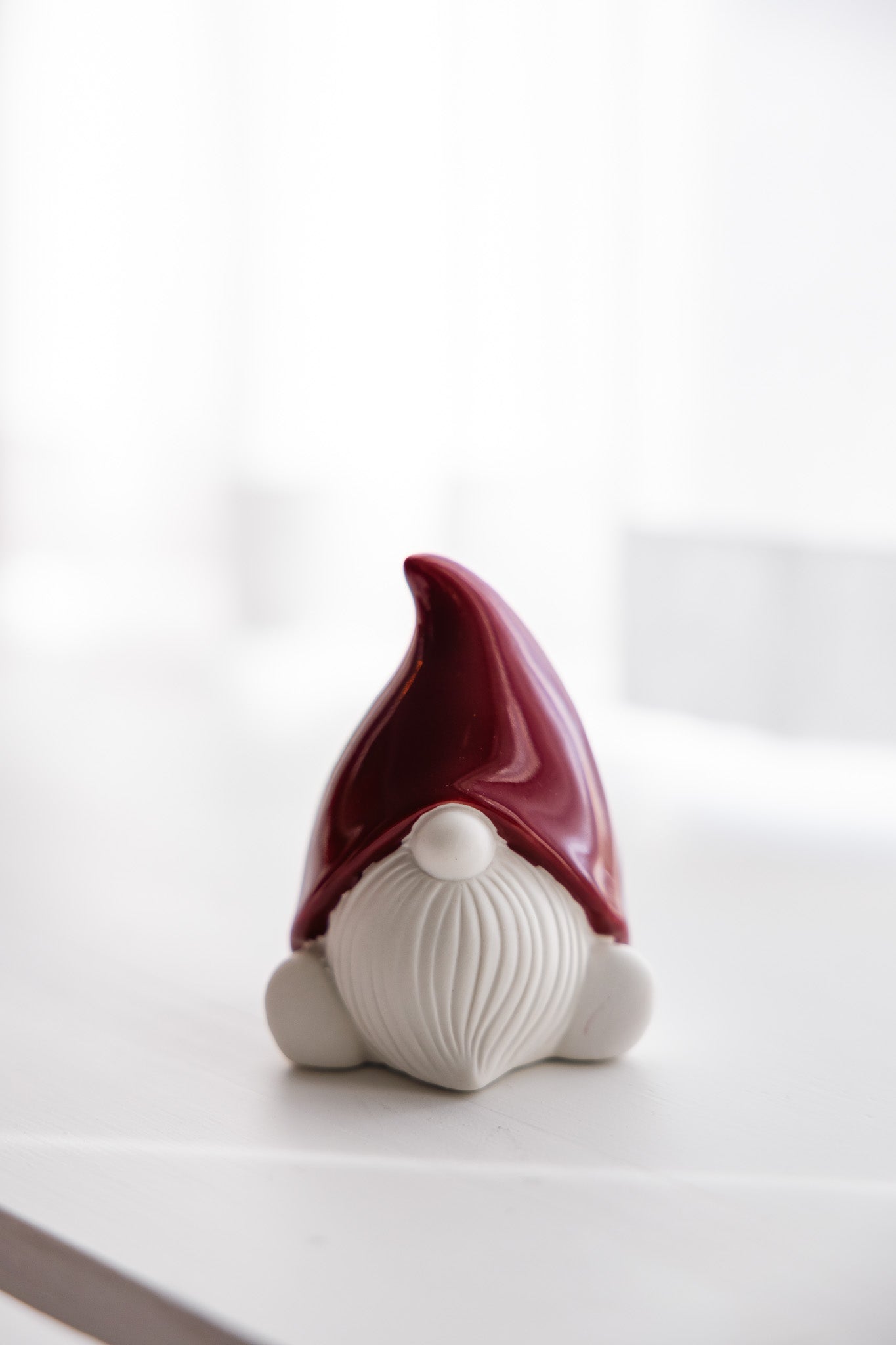 Ceramic Gnome with red hat