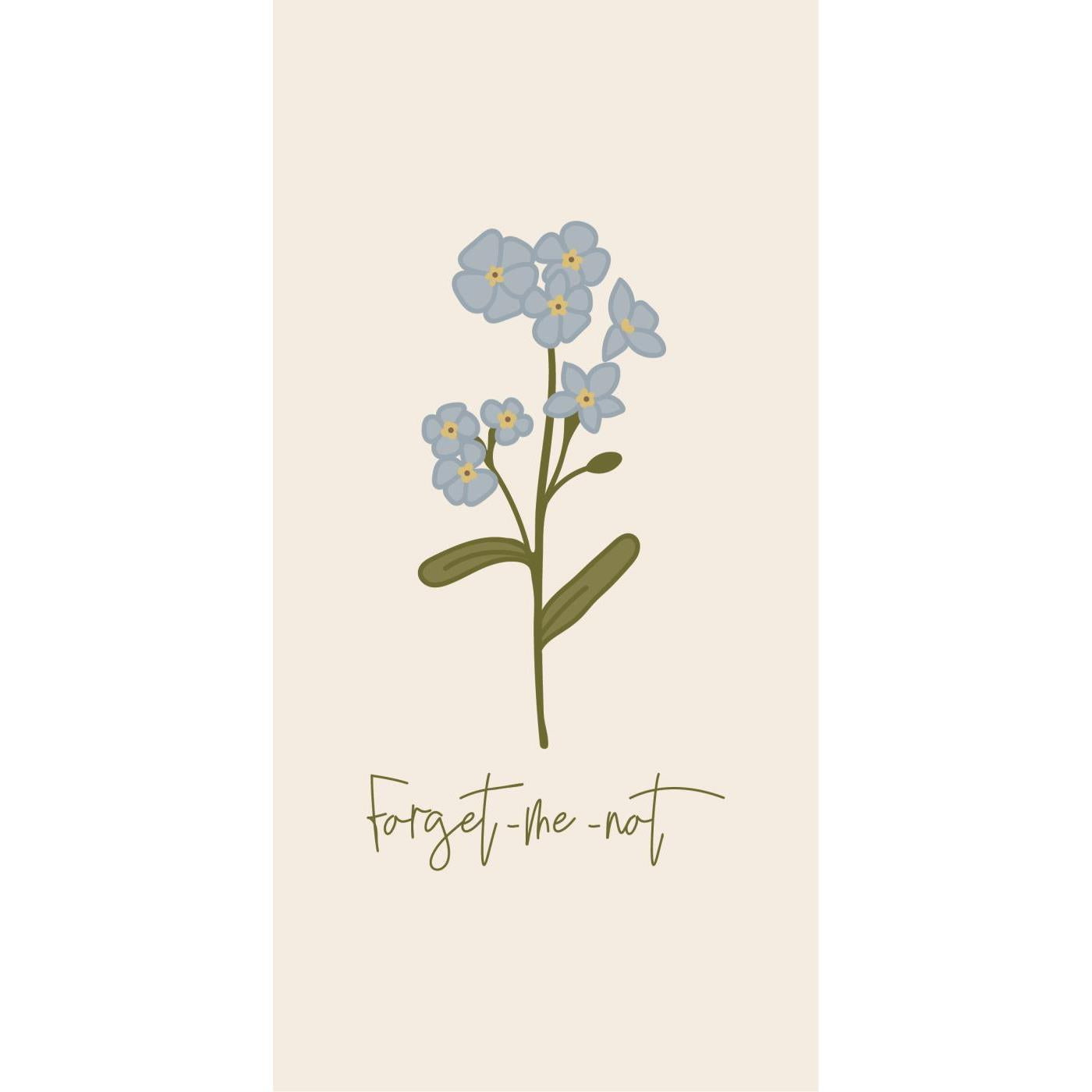 Forget-Me-Not Napkins