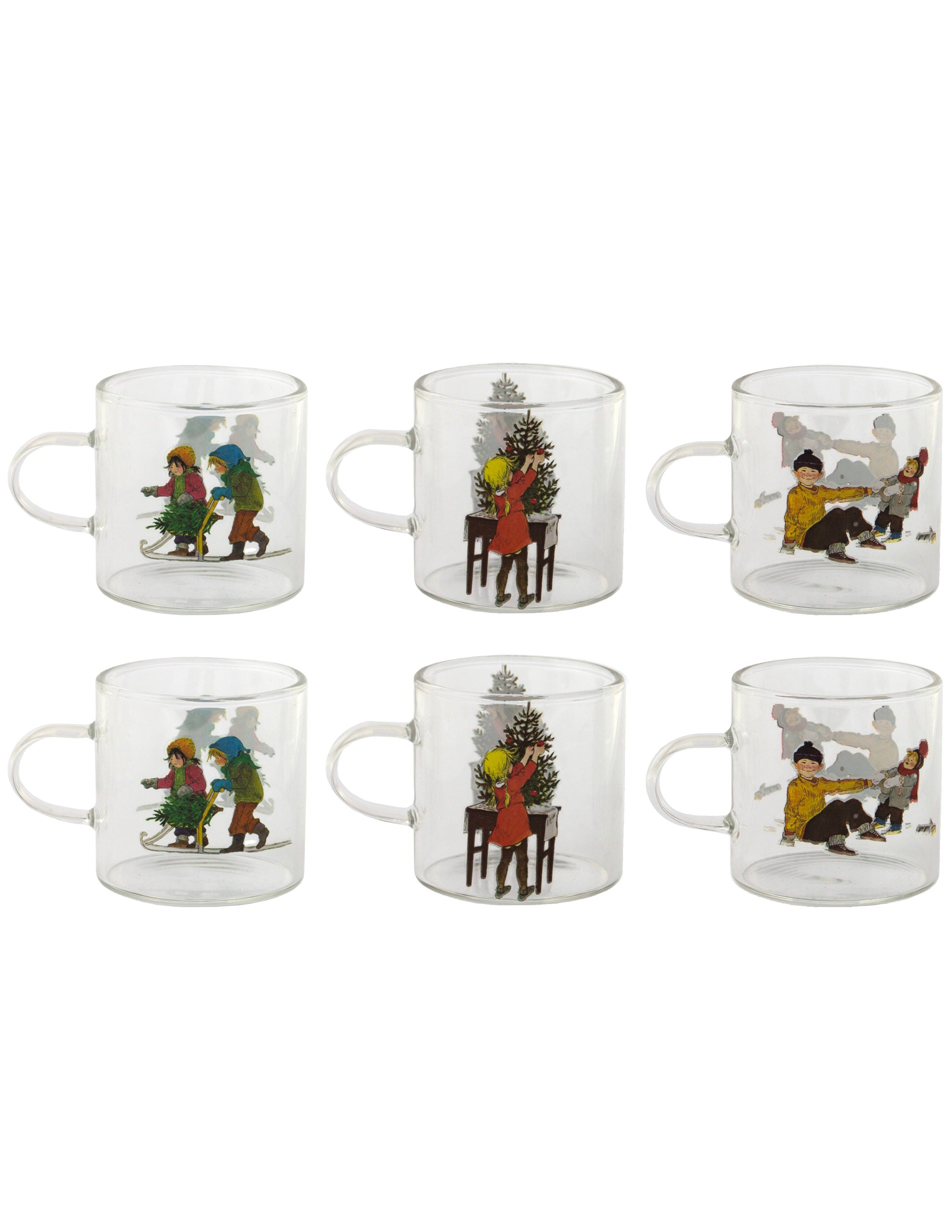 Nordic Childhood Christmas Glass