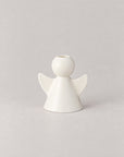 Candle holder Angel white