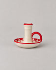 Candle holder with handle - Nordic pattern