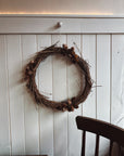 Natural wreath with cones