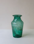 Green Glass Vase - Taper