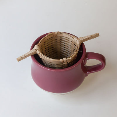Bamboo tea strainer