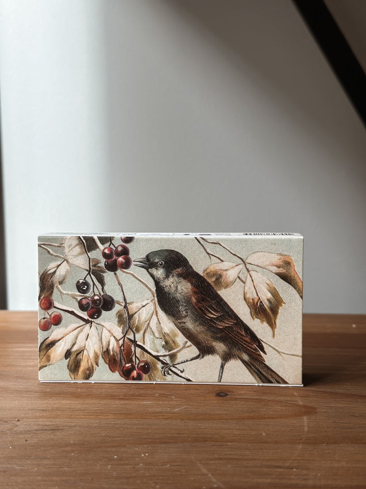 Matchboxes -  Winter forest - bird