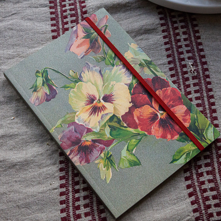 Notebook A5 - Pansies