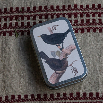 Lata Pastilha - Arte Maçã/Pássaros Nórdicos