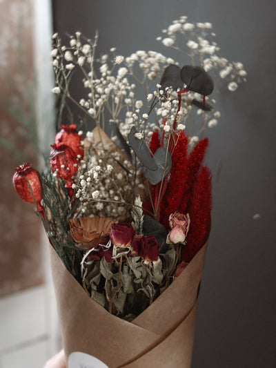 Valentine's Dried Flowers Bouquet