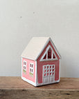 Swedish Country Ceramic House - Rose