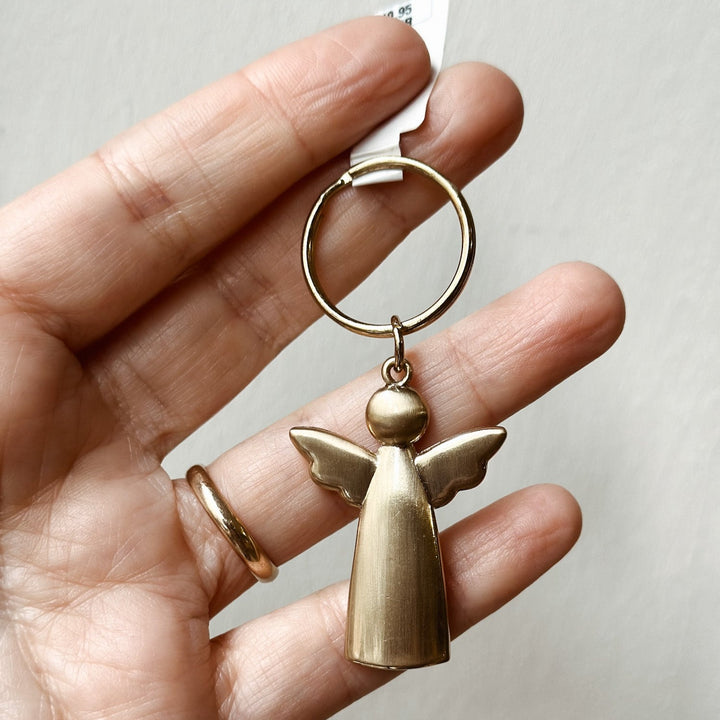 chaveiro anjo de ouro