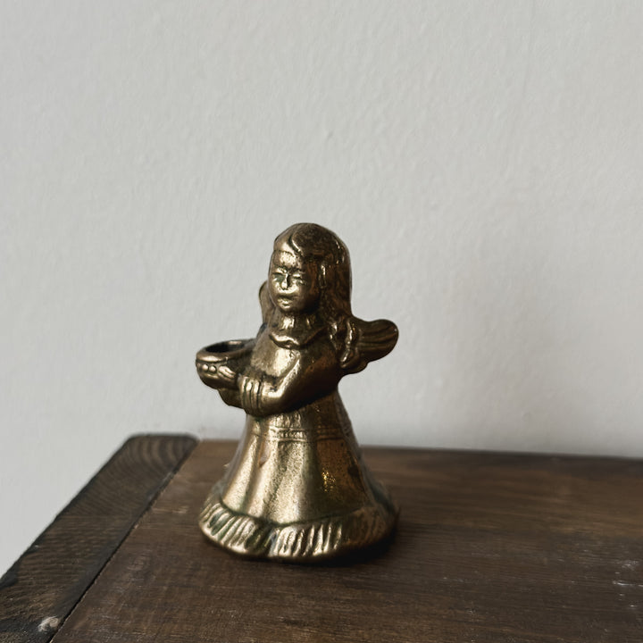 Antique Angel Girl Candle Holder
