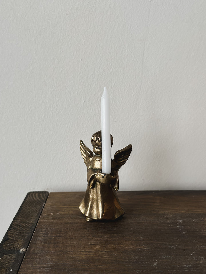 Antique Angel Candle Holder