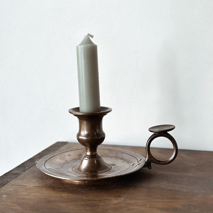 Vintage Walking Brass Candle Holder