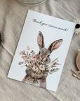 Thank you bunny Card