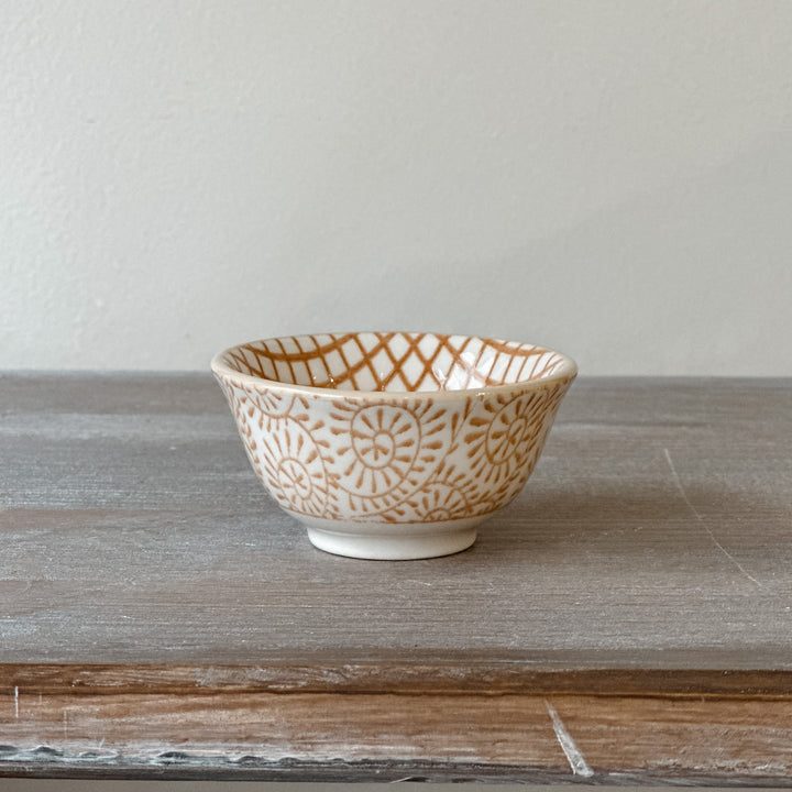 Orange Maple Bowl Stoneware