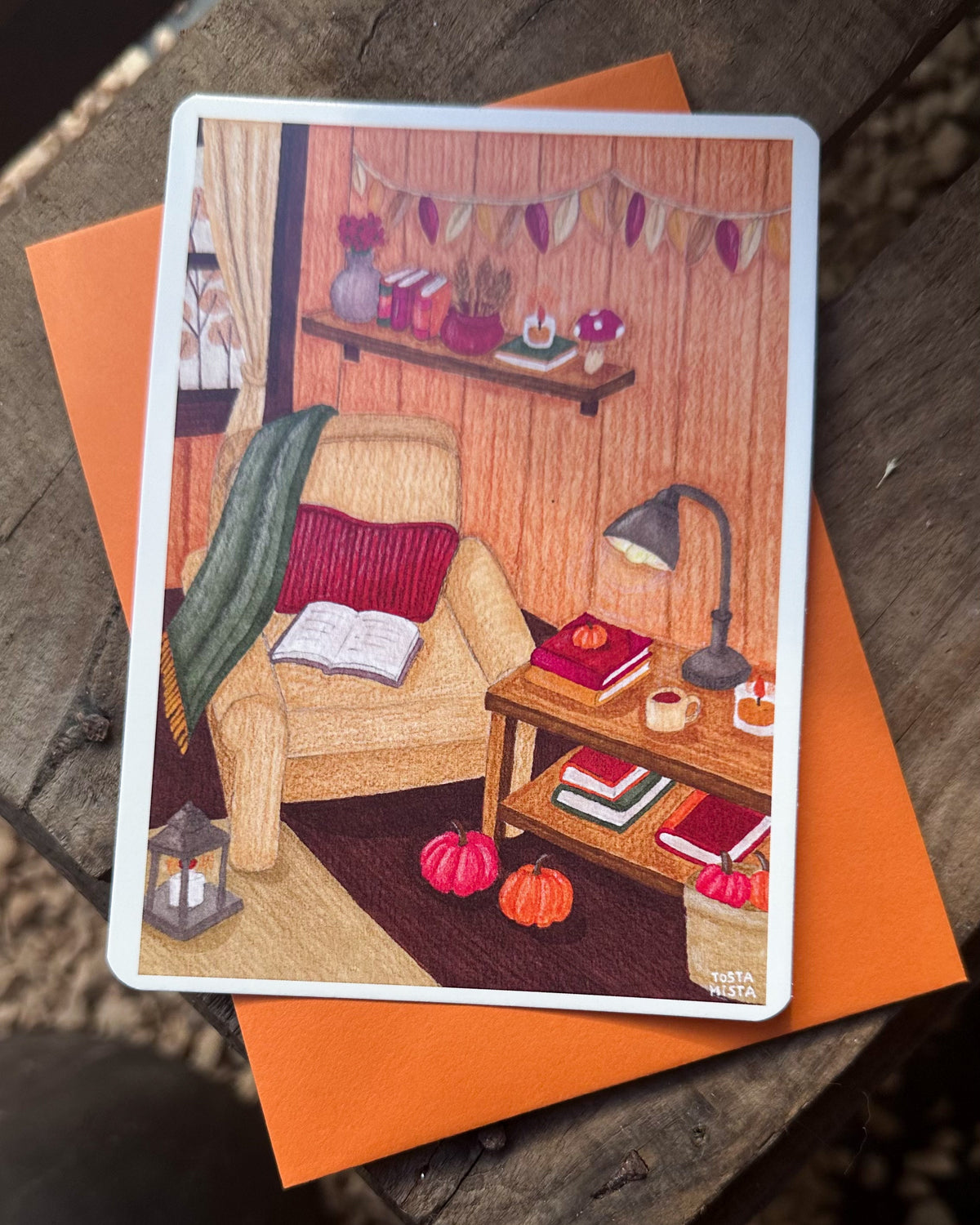 Cozy Orange Card