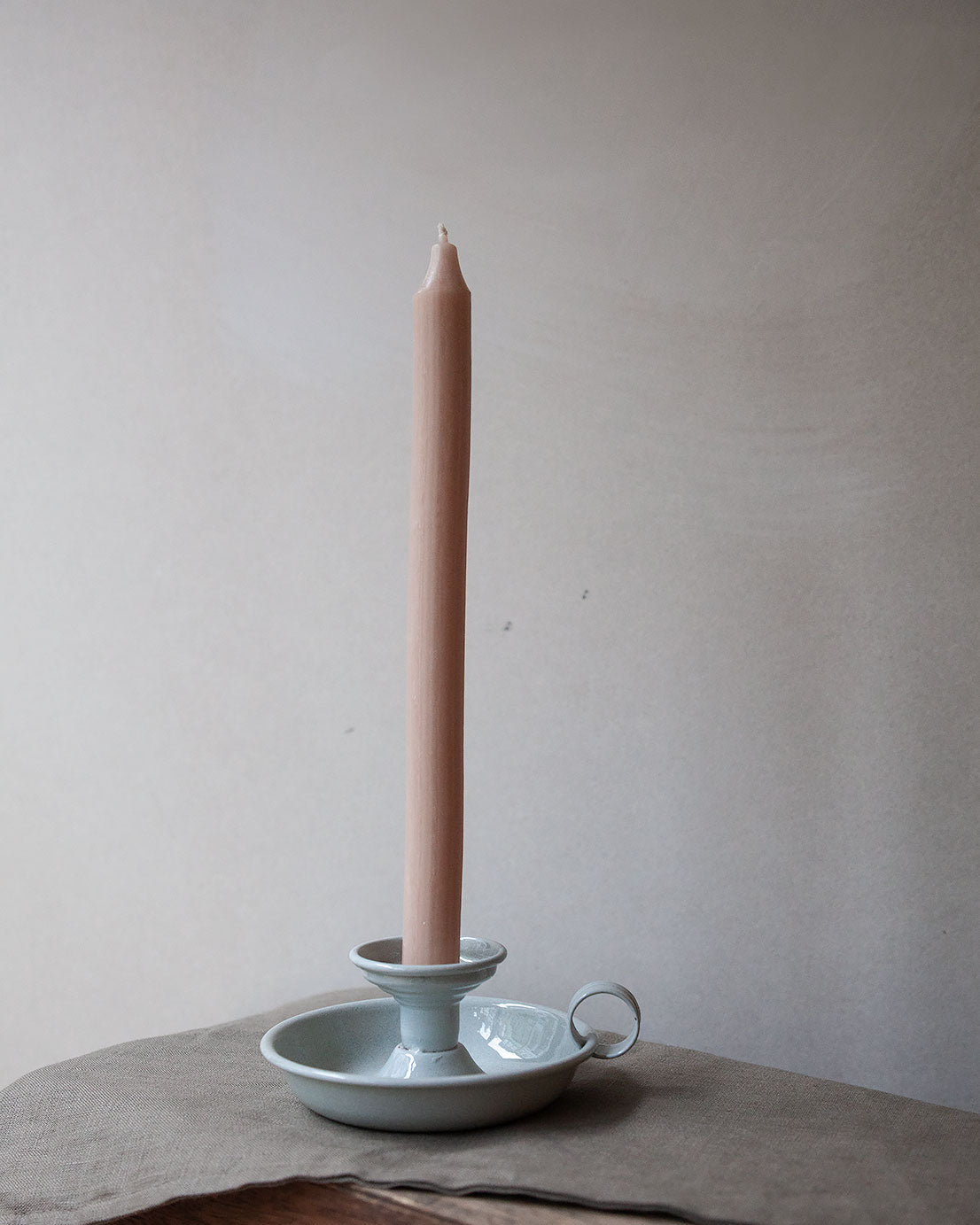 Portavelas esmaltado