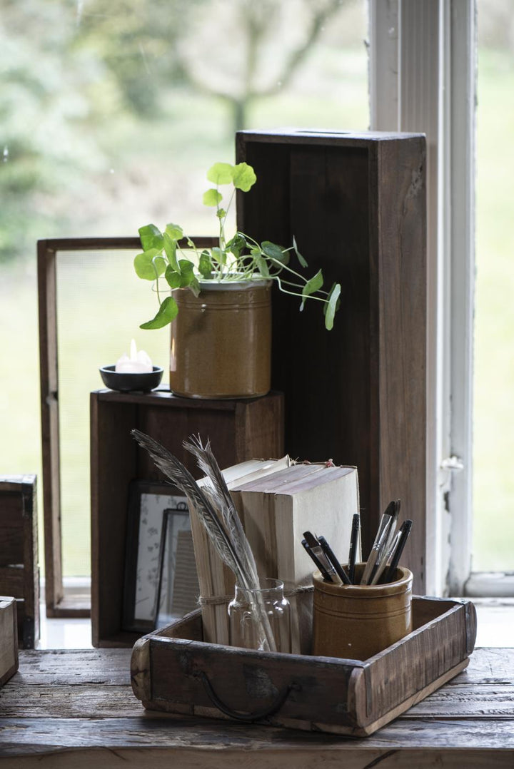 Wooden Box With Grasps