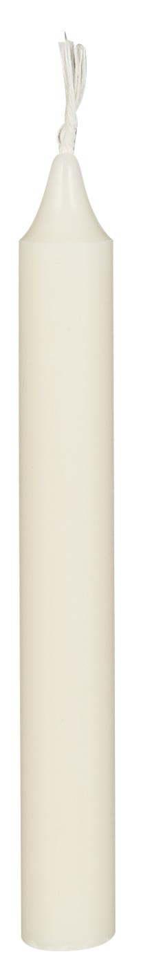 Box with 12 taper candles cream