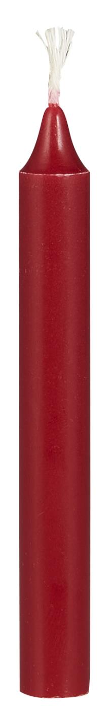 Box with 12 Christmas Candles - Red