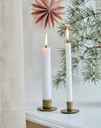 Candle holder - Brass flat base for 2.2cm candle