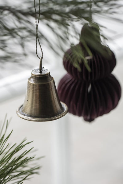 Bell in antique bronze large