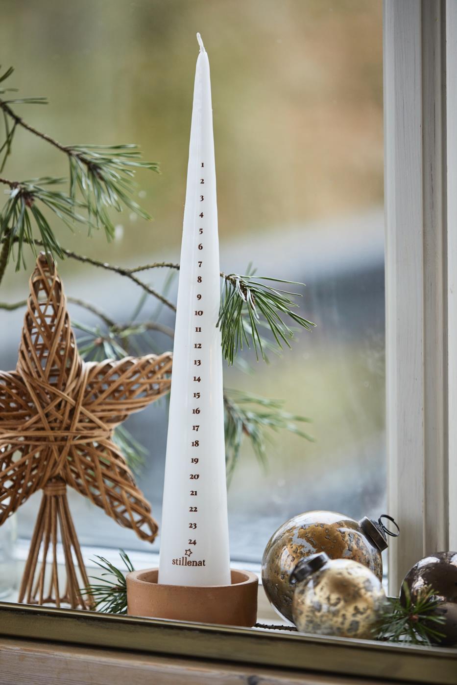 Christmas Advent Candle Conical