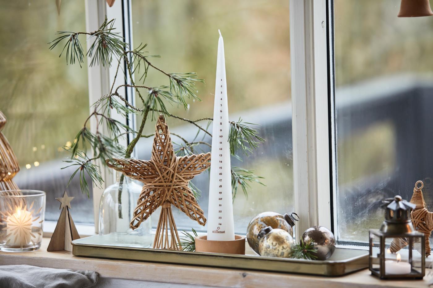 Christmas Advent Candle Conical