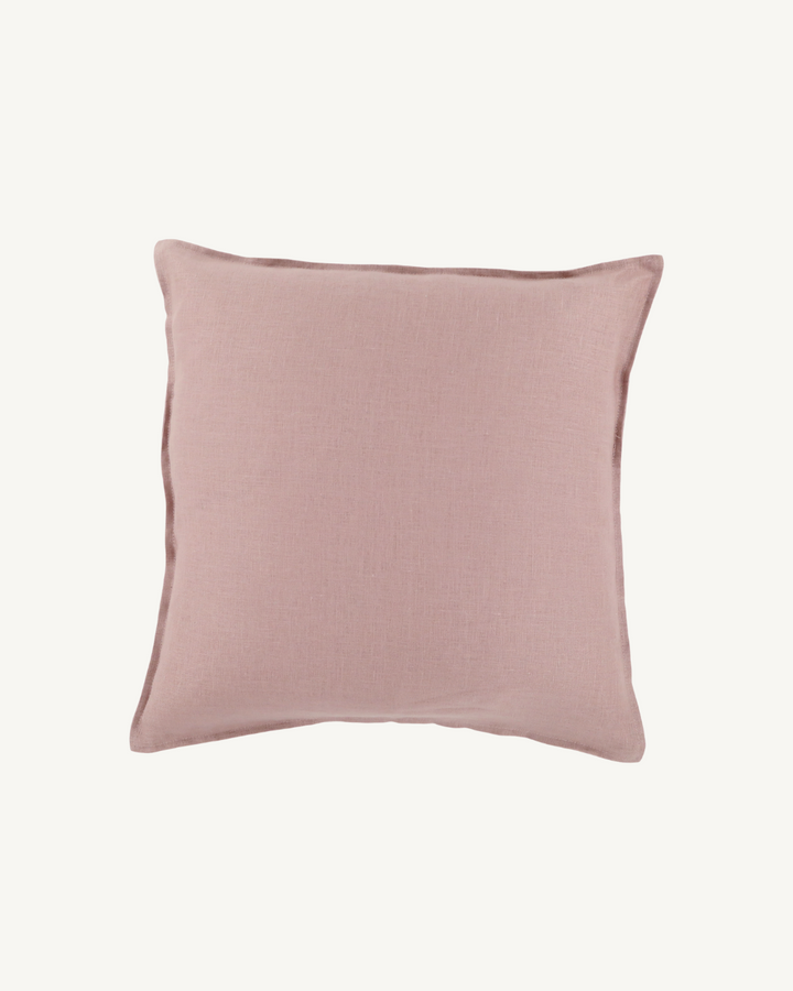 Pink pillow on a white background