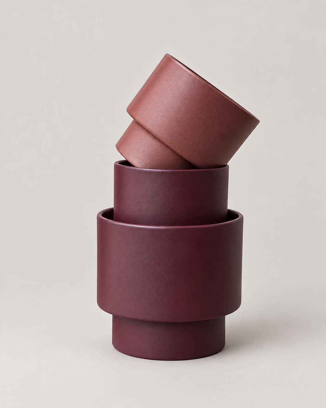 Burgundy Vase