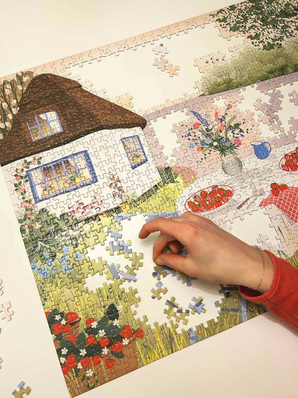 Puzzle - con 1000 piezas - Sweet Starwberries