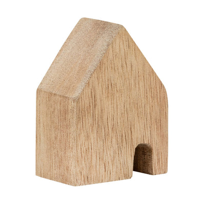 WOODEN HOUSES SET OF 3 "WELCOME HOME"