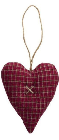 Fabric Hearts Red