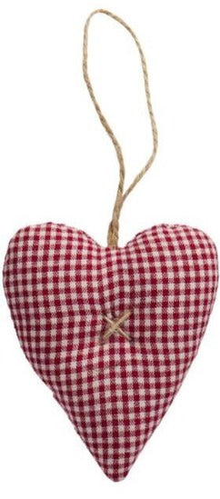 Fabric Hearts Red