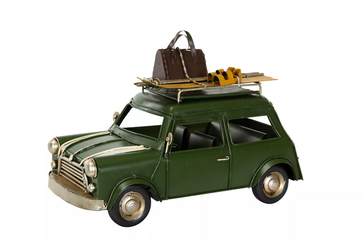 Car Mini Cooper Green Metal