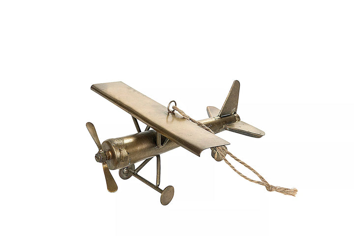 Plane Hanging Brass