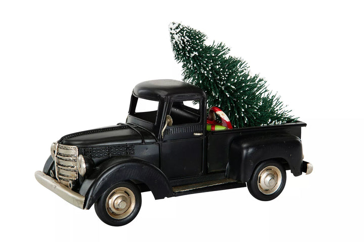 Truck Tree Black Metal