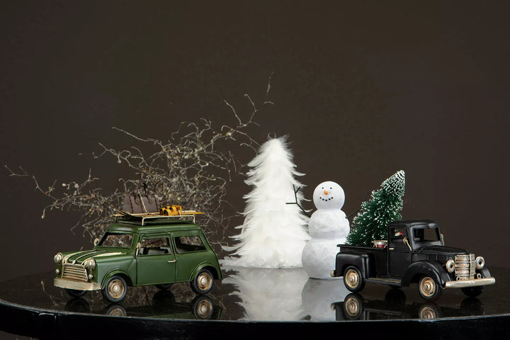 Truck Tree Black Metal
