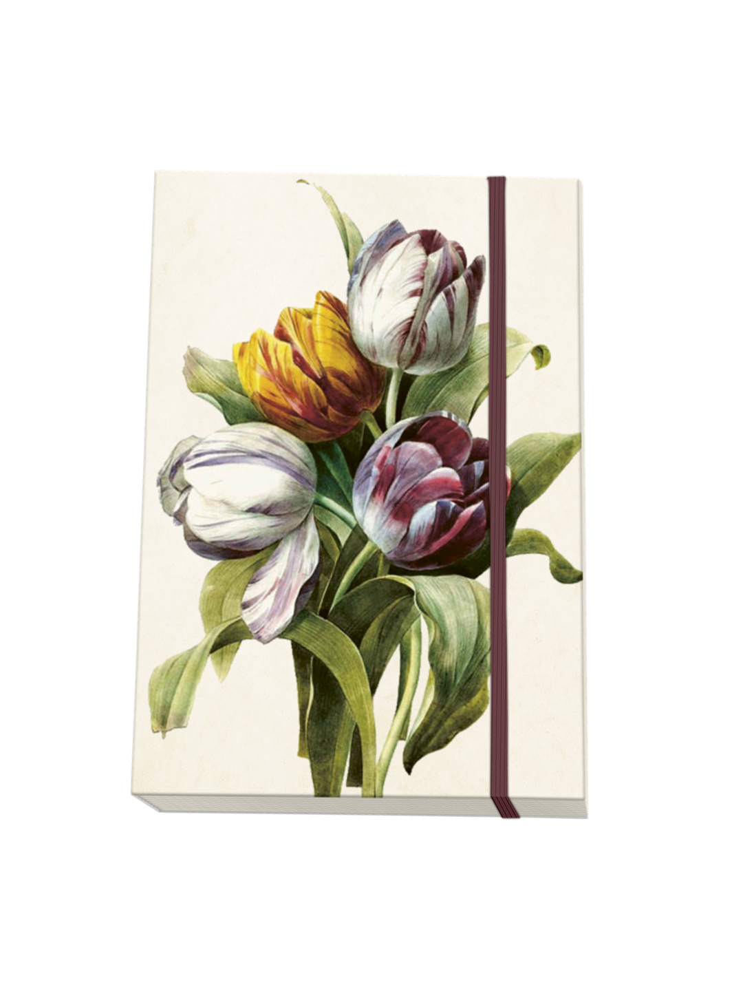 Notebook -  Vintage Purple Tulips